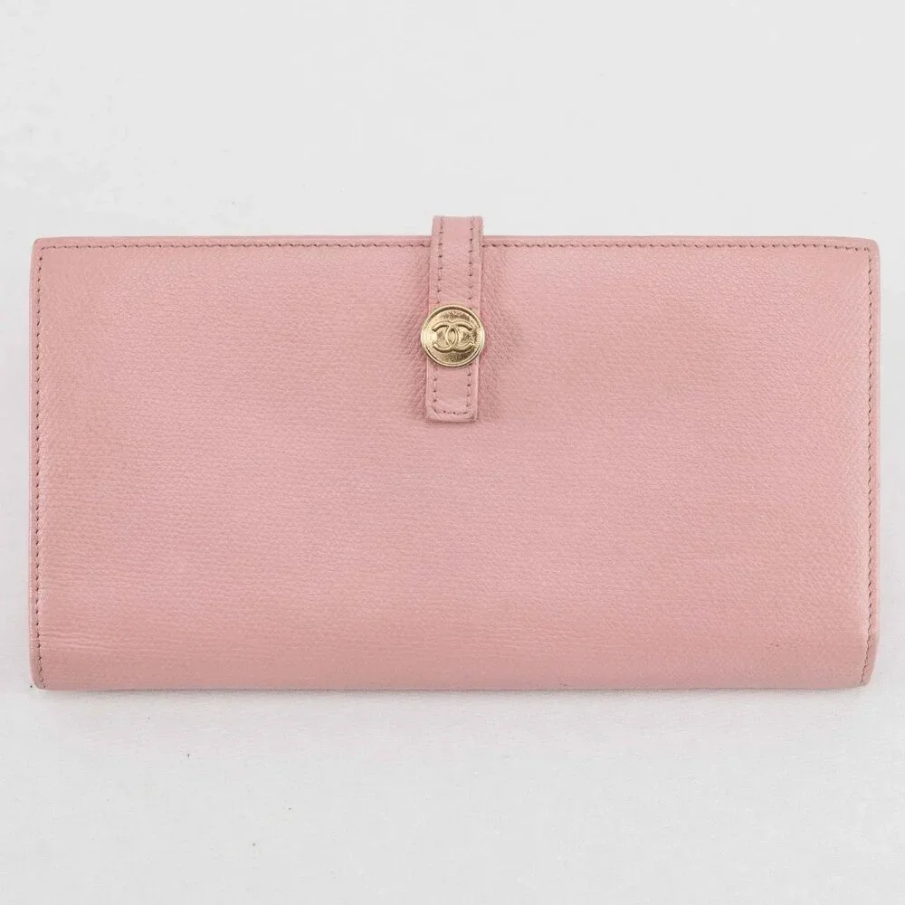 ❤️Chanel Classic Flap Long Wallet in Pink Caviar Leather❤️ - Picture 2 of 16